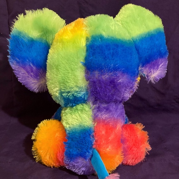 Rainbow Elephant Plush - Picture 4 of 4